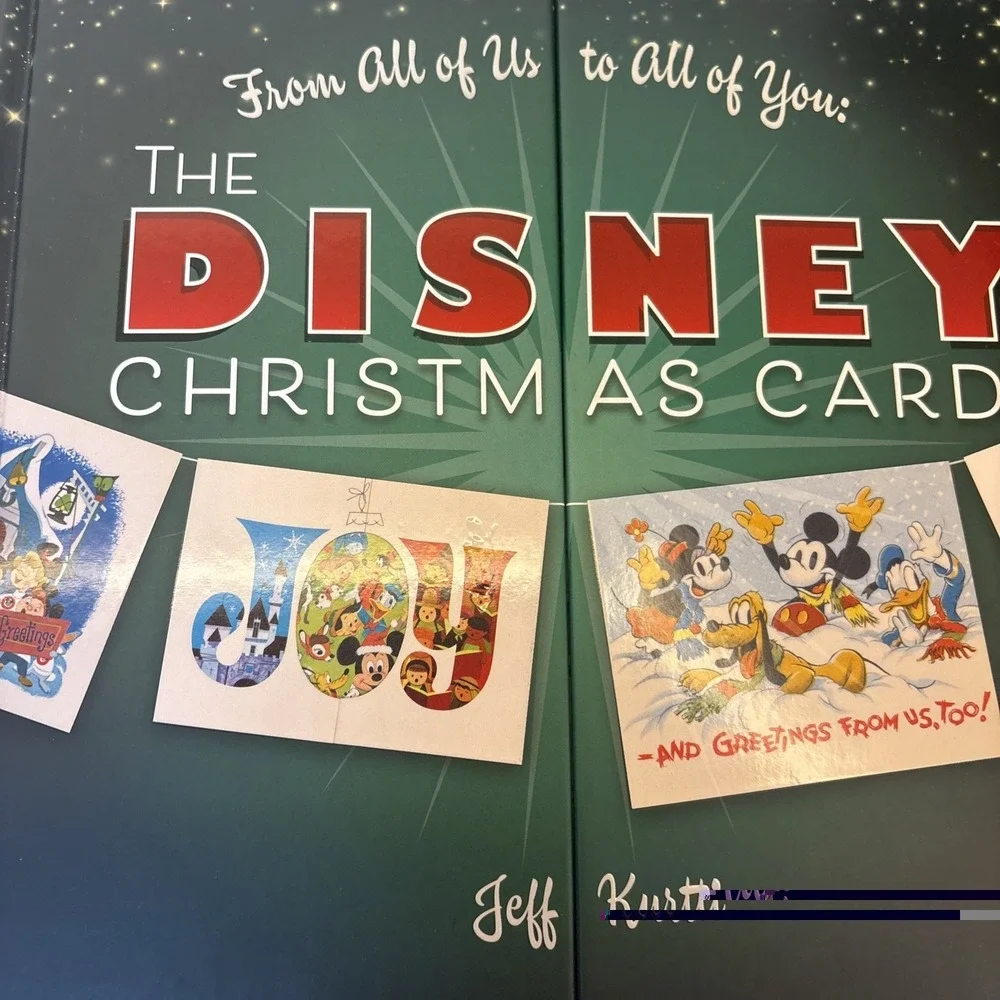 The Disney Christmas Card Book, 2018, Disney Fan Club 2018 All Cards In Book